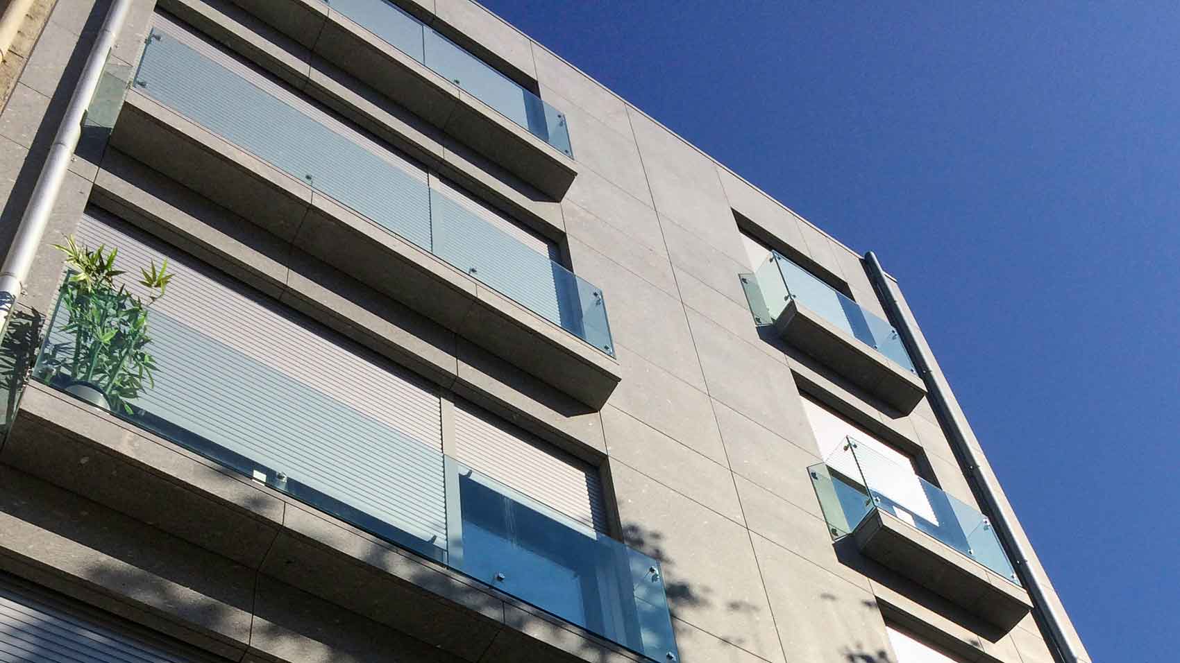 Apartment Building with T1 and T2 Units and Commercial Spaces