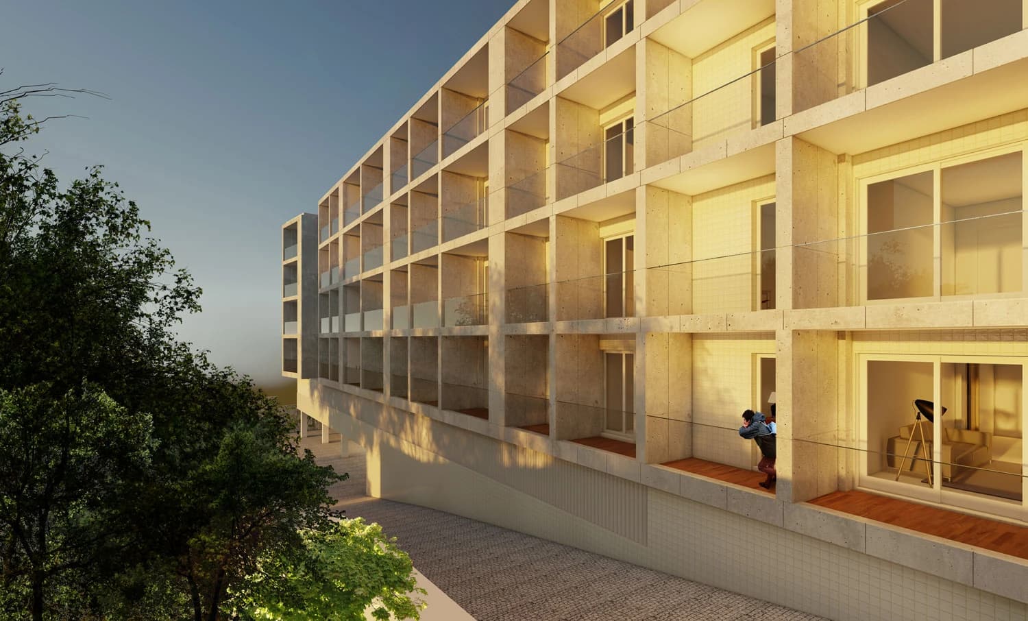 Apartment Building in Paranhos - Efficient architecture for living with comfort, rationality, and lasting value